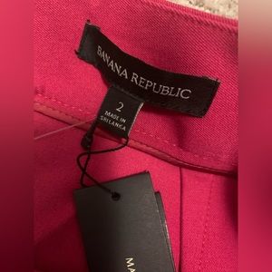 Banana Republic dark pink pencil skirt.